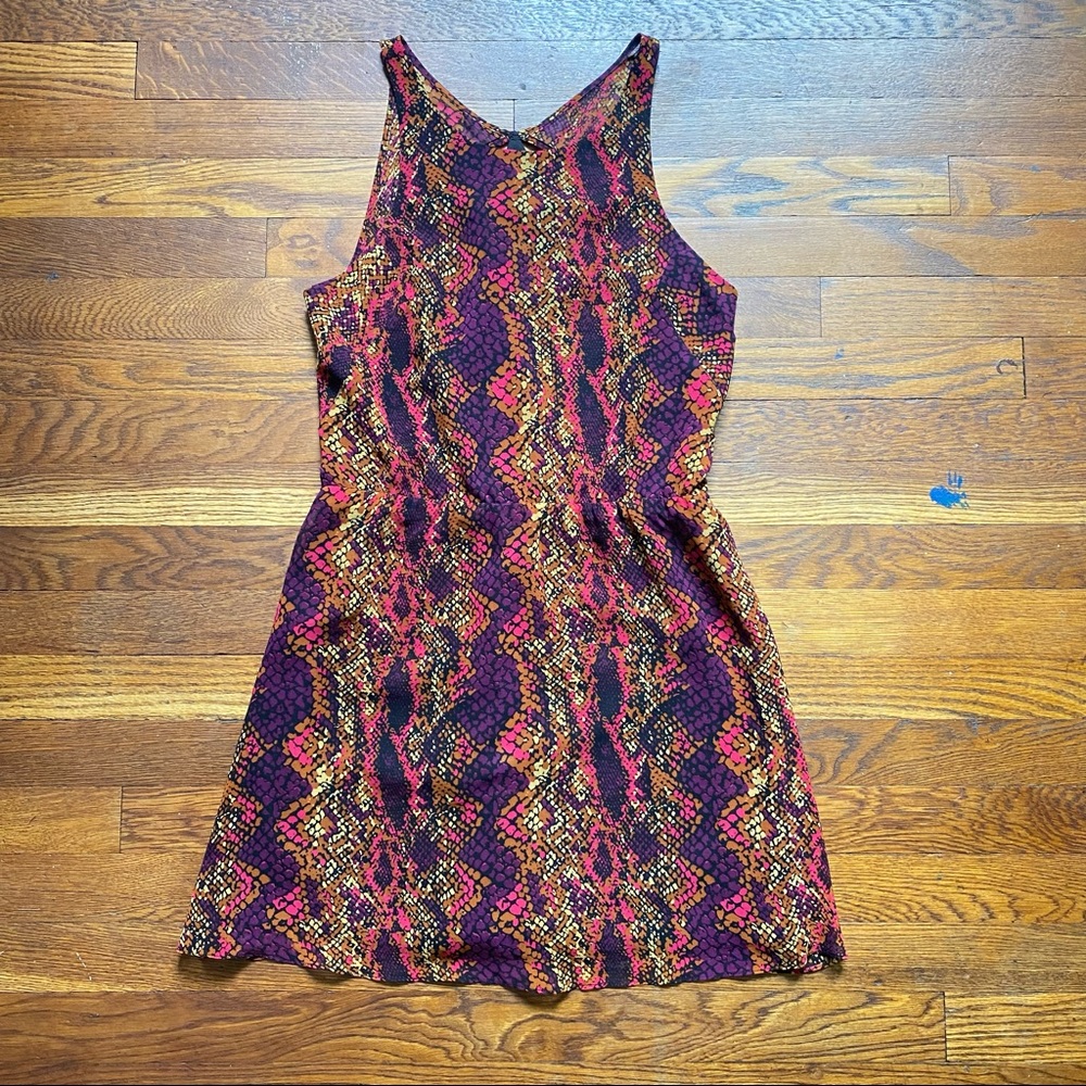 DV Dolce Vita snakeskin print mini dress size medium
